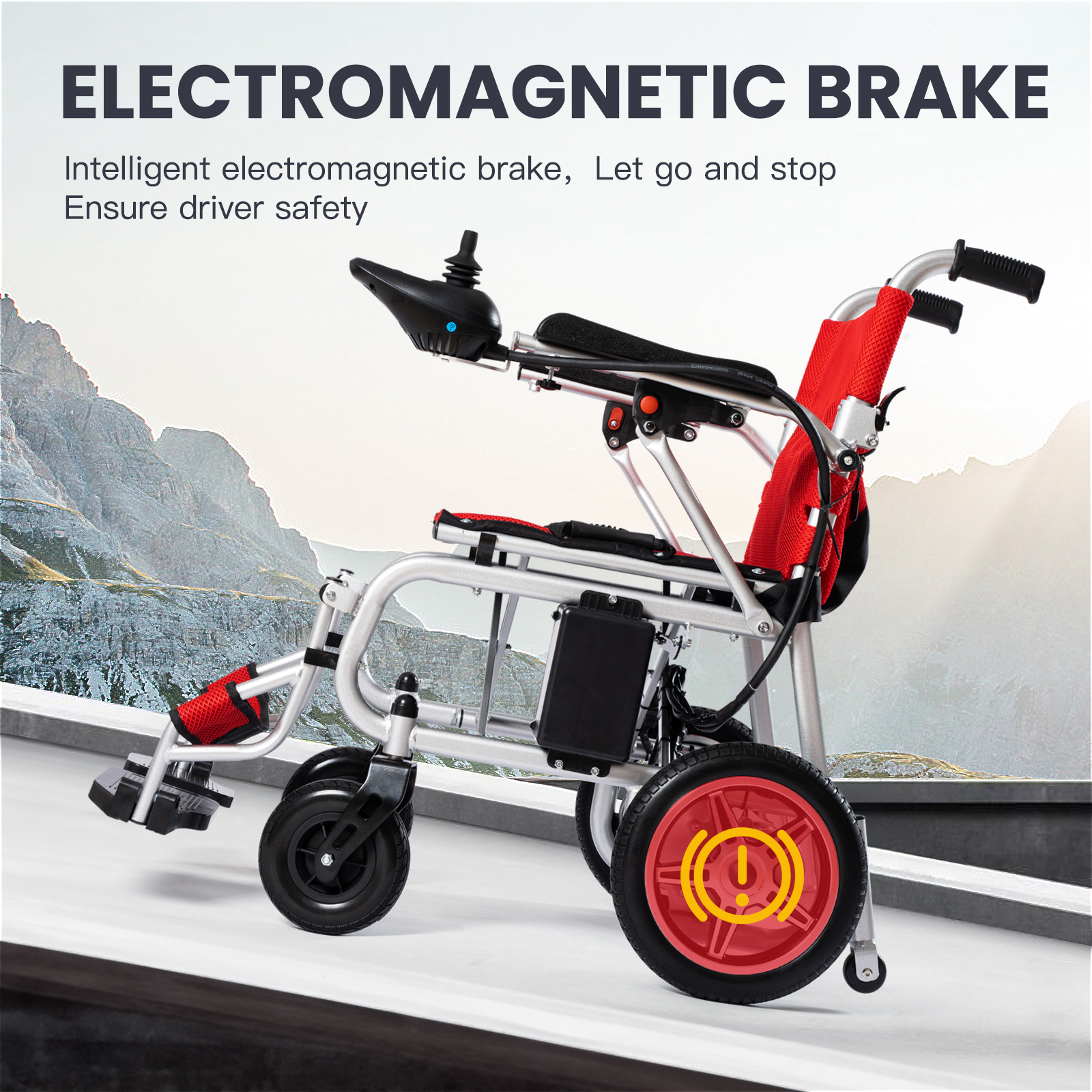 ARTEMIS PRO Lightweight Foldable Electric Wheelchair 500W -12 miles - Image 4